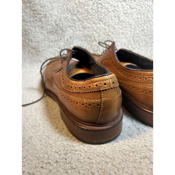 Aston Grey Collection Lovorwen Brown Wingtip Oxfords 11.5 - Picture 13 of 16